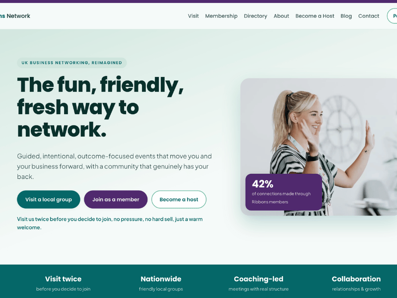 Our new website is live: making structured networking easier to find